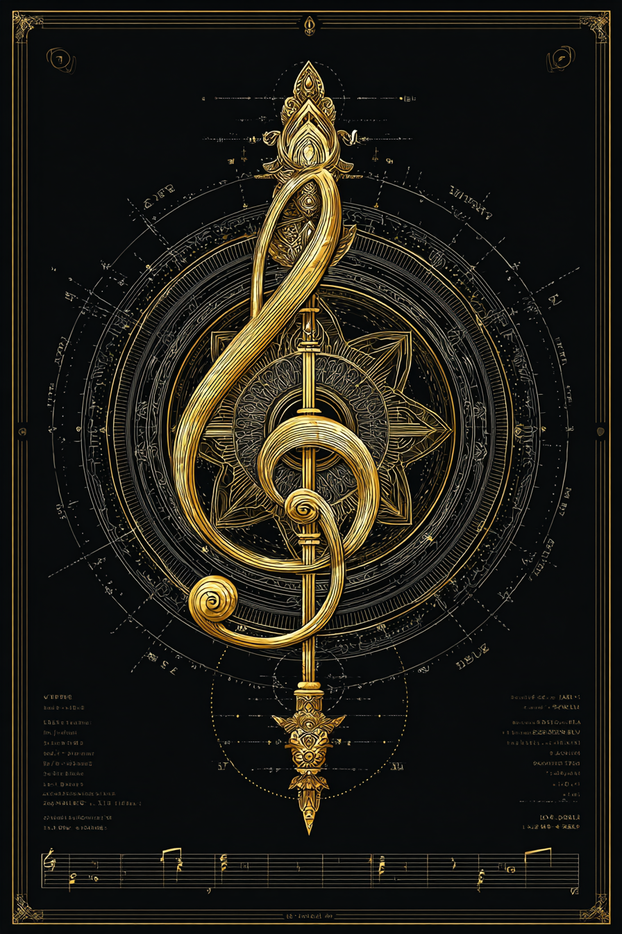 Plate II - The Sacred Clef